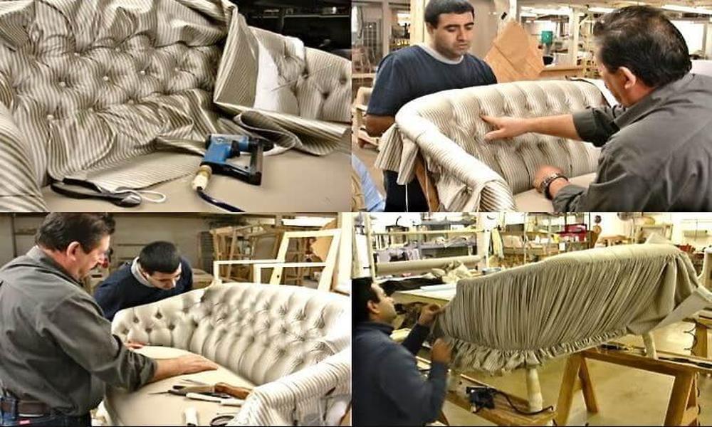 Is leather a suitable option for upholstery fabric